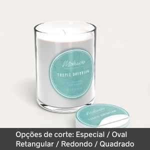 modelo de adesivo papel couche